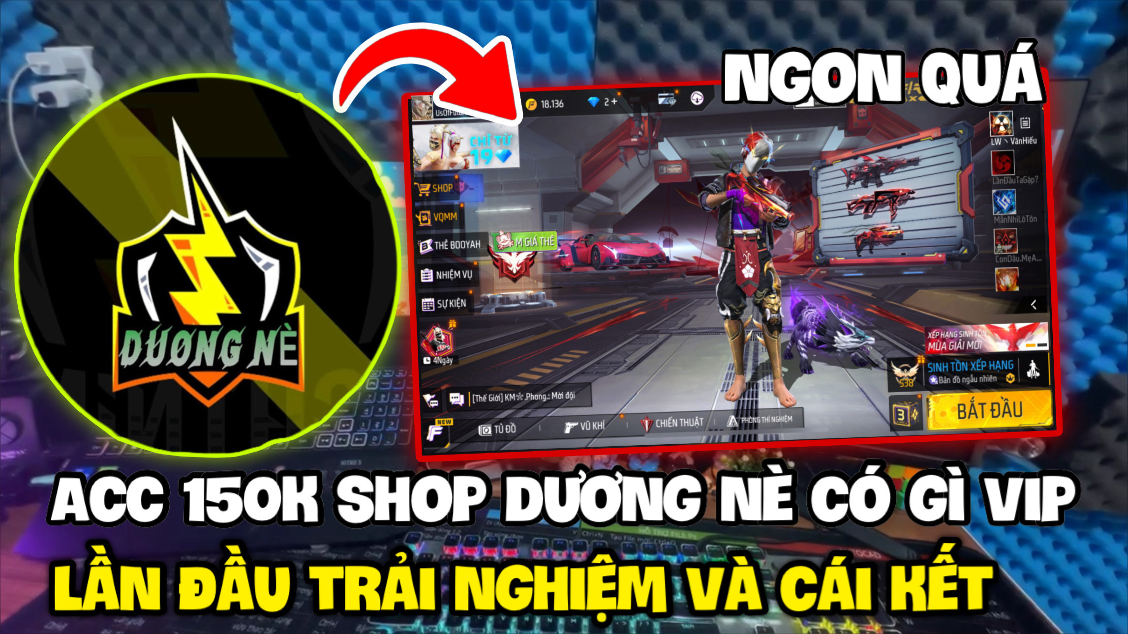 Review Acc Free Fire Giá 150K Có Skin Gì Vip ? Mua Acc Free Fire 150K Shop Dương Nè Có Uy Tín Không ? Dương Nè